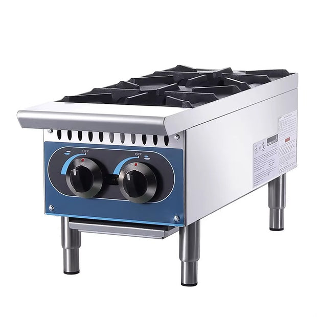 Countertop Gas Range 2-burner 12“ 306*734*325mm KB-HP12-M