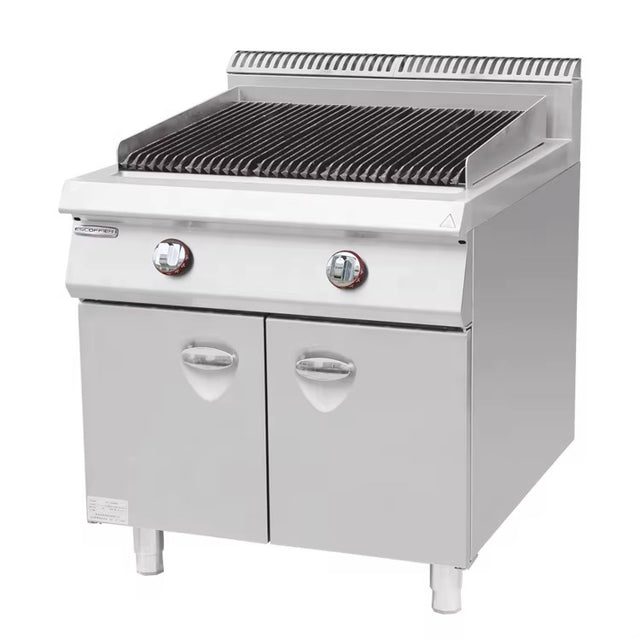 Electric Freestanding Charbroilers  2 Temp Reg with Storage Base XKE-DH-900
