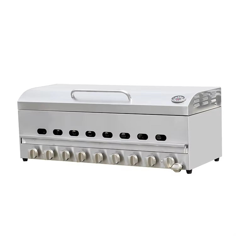 Parrilla de gas para exteriores de 1000 x 400 x 380 mm GC-1000