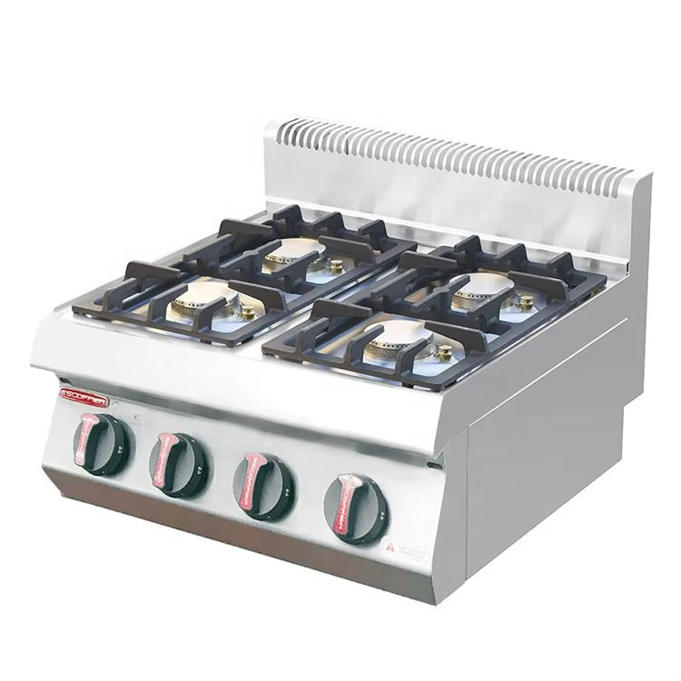 Countertop Gas Range 4-Burner 600*620*430mm  E-RQB-600X