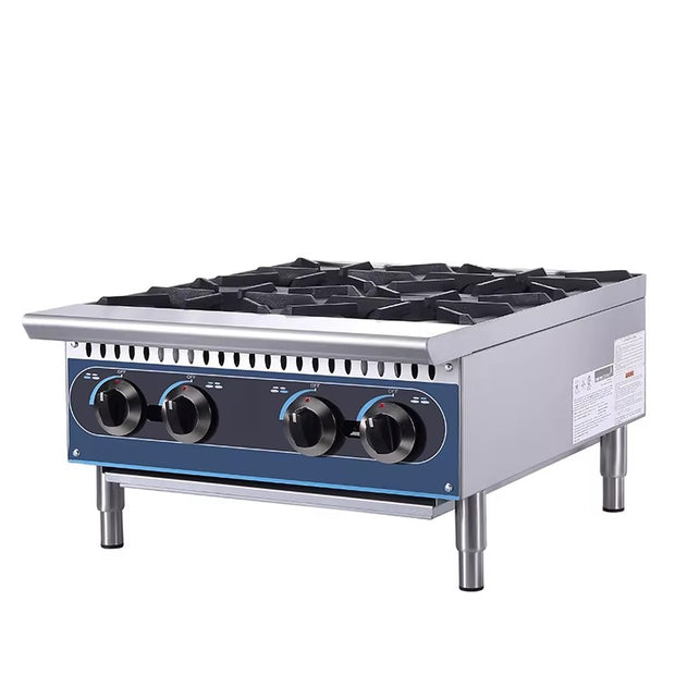 Countertop Gas Range 4-burner  24‘’ 610*734*325mm KB-HP24-M