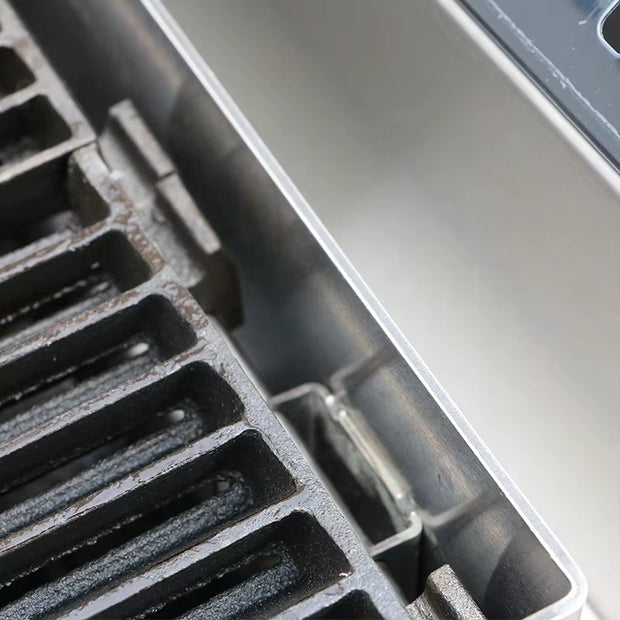 Electric Freestanding Charbroilers  2 Temp Reg with Storage Base XKE-DH-900