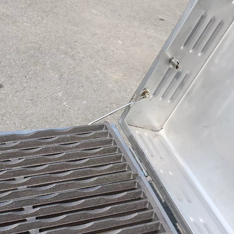 Parrilla de gas para exteriores de 1000 x 400 x 380 mm GC-1000