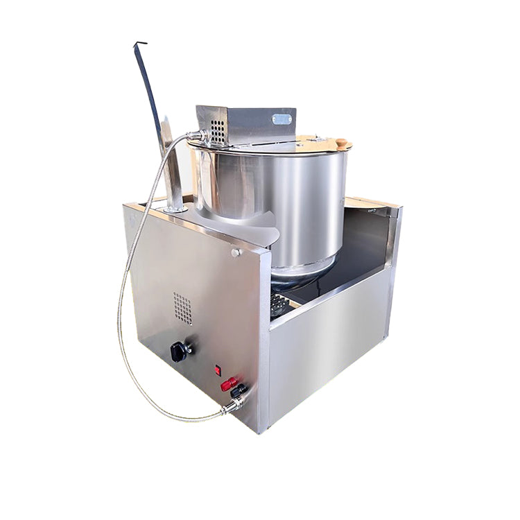 Machine à pop-corn commerciale entièrement automatique à gaz