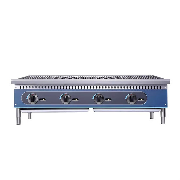 Gas Countertop Charbroilers 1210*734*390mm KB-CB48-M