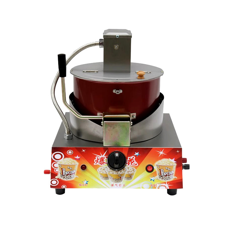 Machine à pop-corn électrique à gaz commerciale