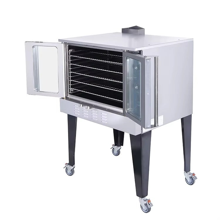 NG/LPG Stainless Steel Bread Electric Industrial Convection Ovens Commercial Gas Horno Pizza Industrial Bakery Convection Oven  E101-G3/ D101-G3