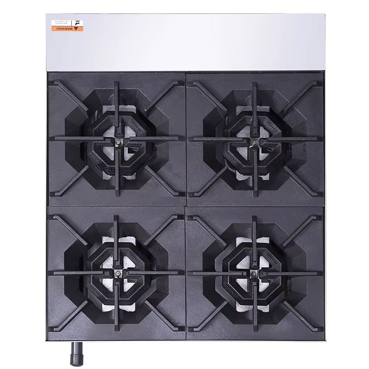 Cocina a gas de encimera de 4 quemadores, 24'', 610 x 734 x 325 mm, KB-HP24-M