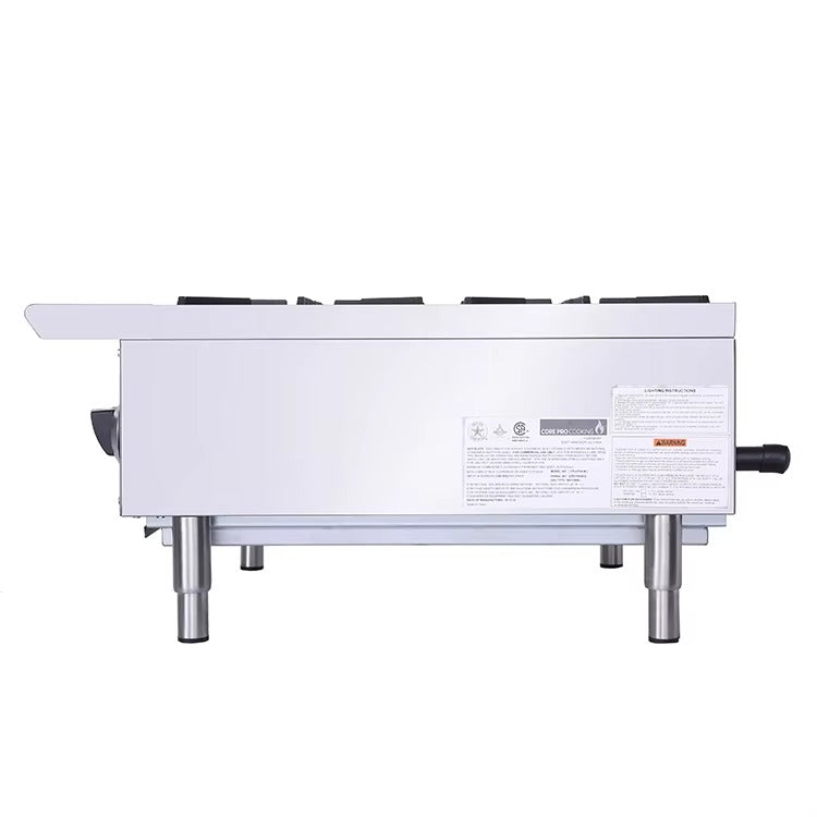 Cocina a gas de encimera de 4 quemadores, 24'', 610 x 734 x 325 mm, KB-HP24-M