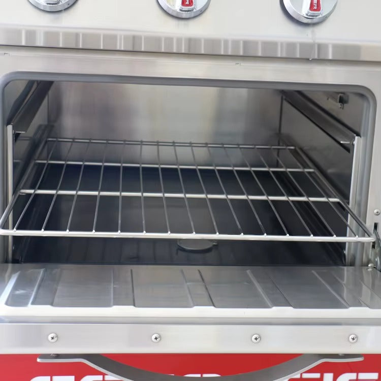 Electric Range 6-Burner with Oven & Locker  1050*700 *(850+60)mm  E-DSJ-700-6T