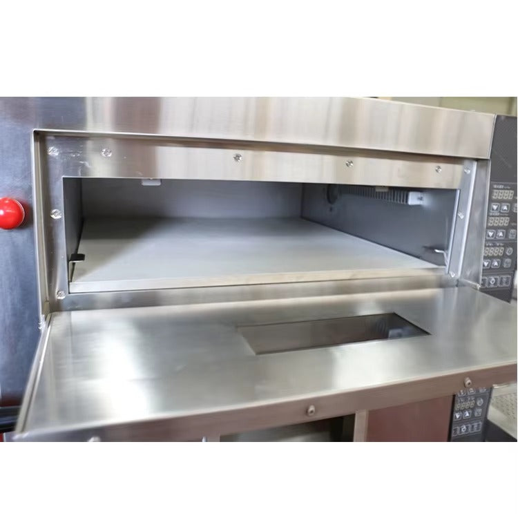Horno de pizza eléctrico de 2 capas con capacidad para 4 pizzas E-PS-2C-2