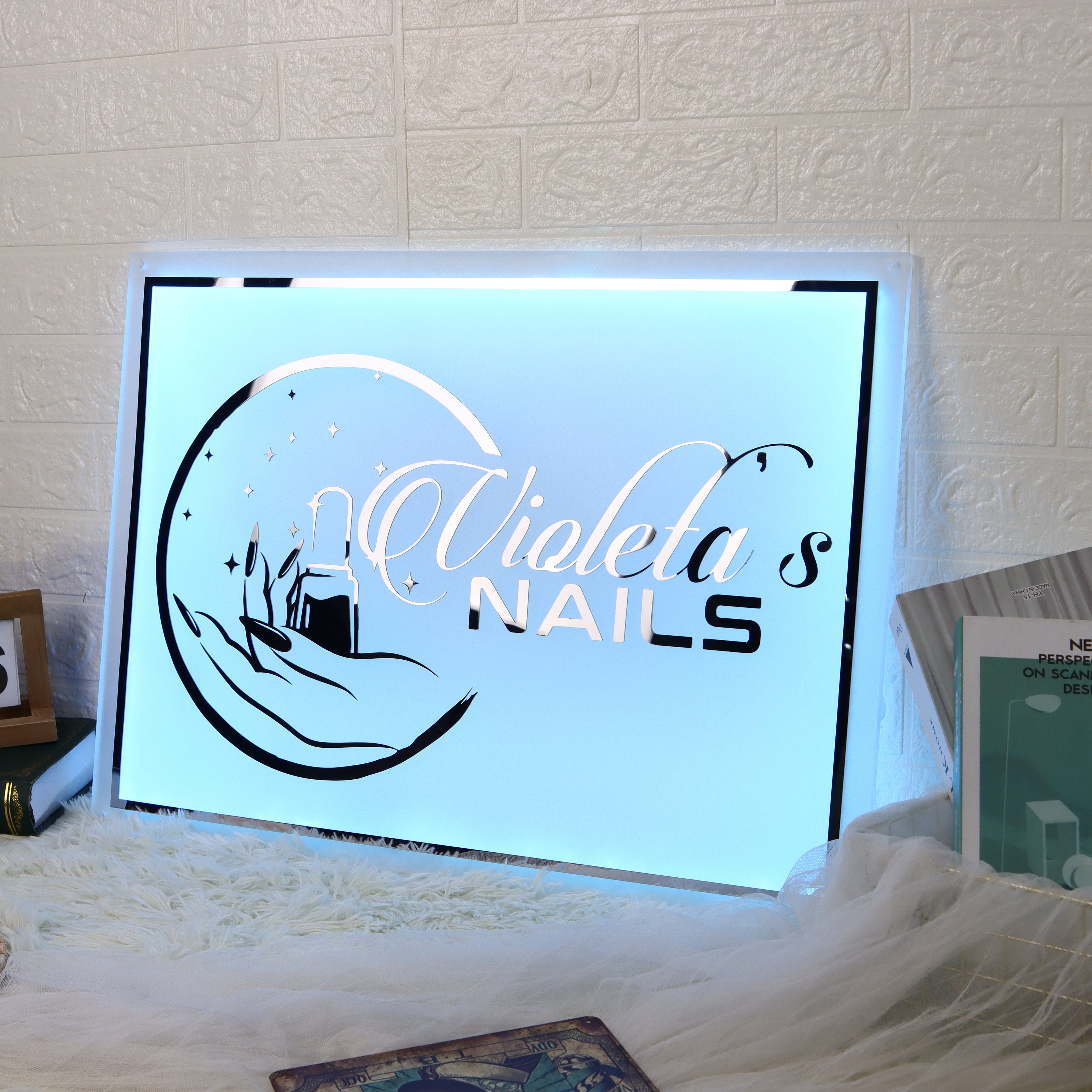 3D Signs Billboard Custom Your Design Acrylic Backlit Sign (Round / Square / Special Shape Available)