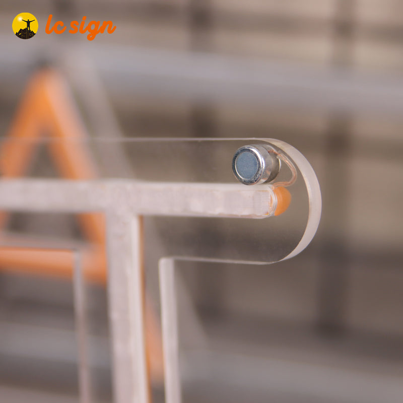 Enseignes au néon (lettres magnétiques au néon avec installation facile et rapide (lettres et chiffres disponibles))