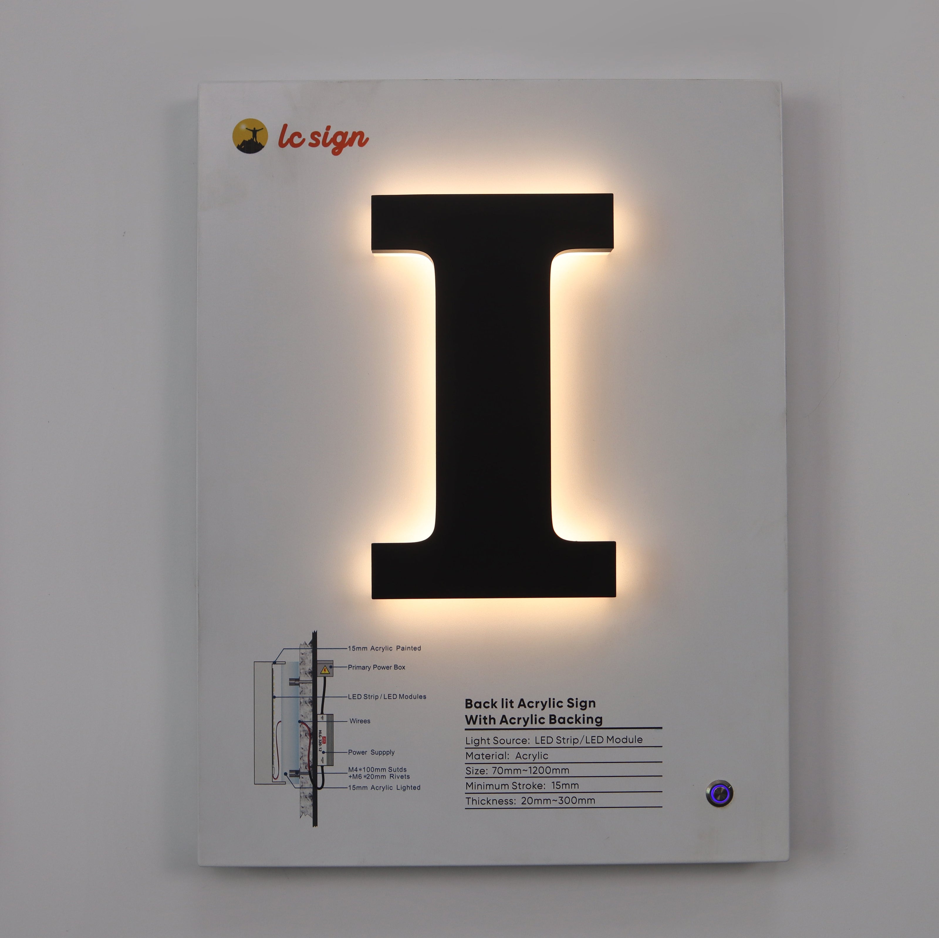 3D Signs Billboard (Full Set of Advertising Signage Samples High Quality Illuminated Letter Signs for Your Showroom In Stock)