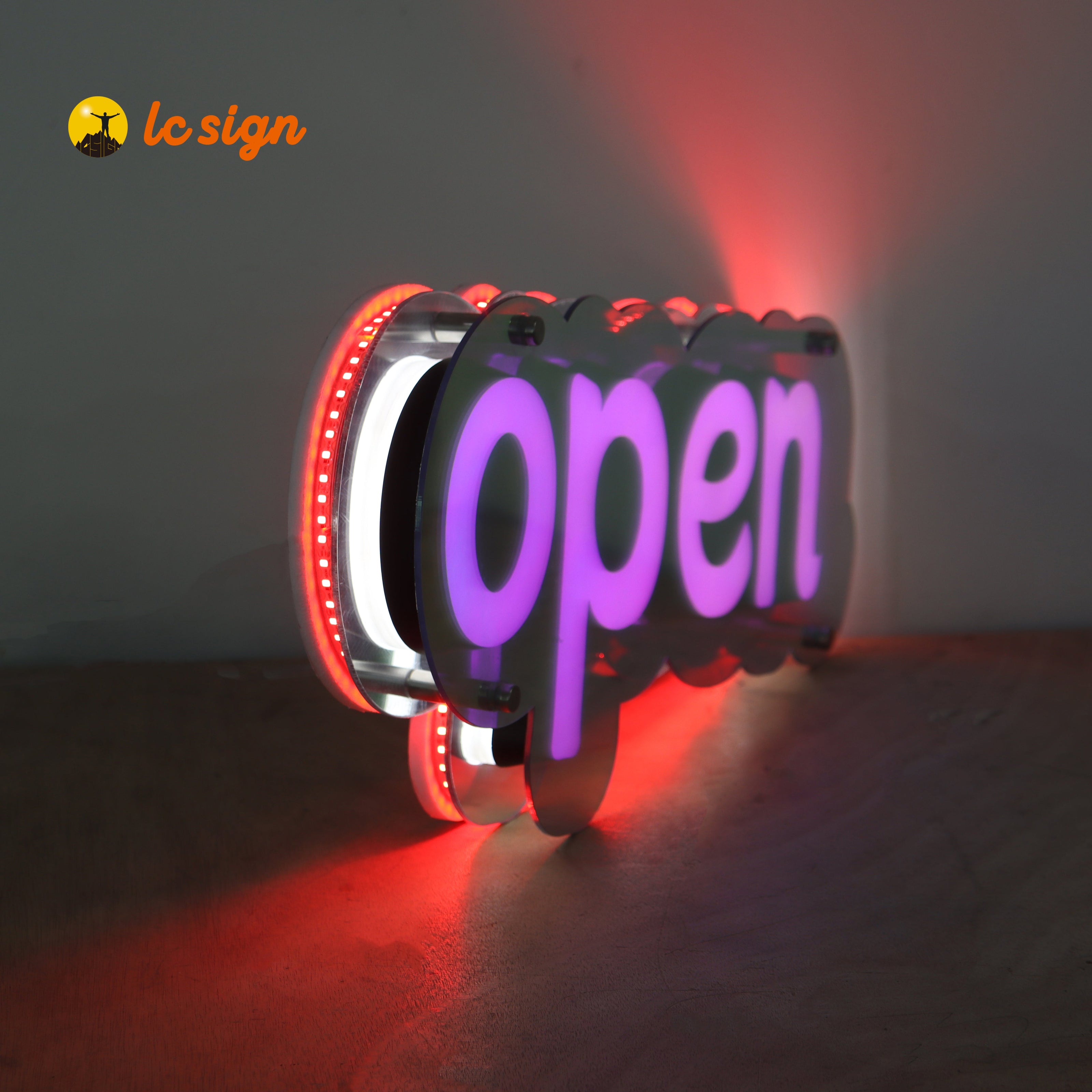 3D Signs Billboard Full Color Style LED Track Channel Letters Sign with Easy and Quick Installation (Letters & Numbers Available)