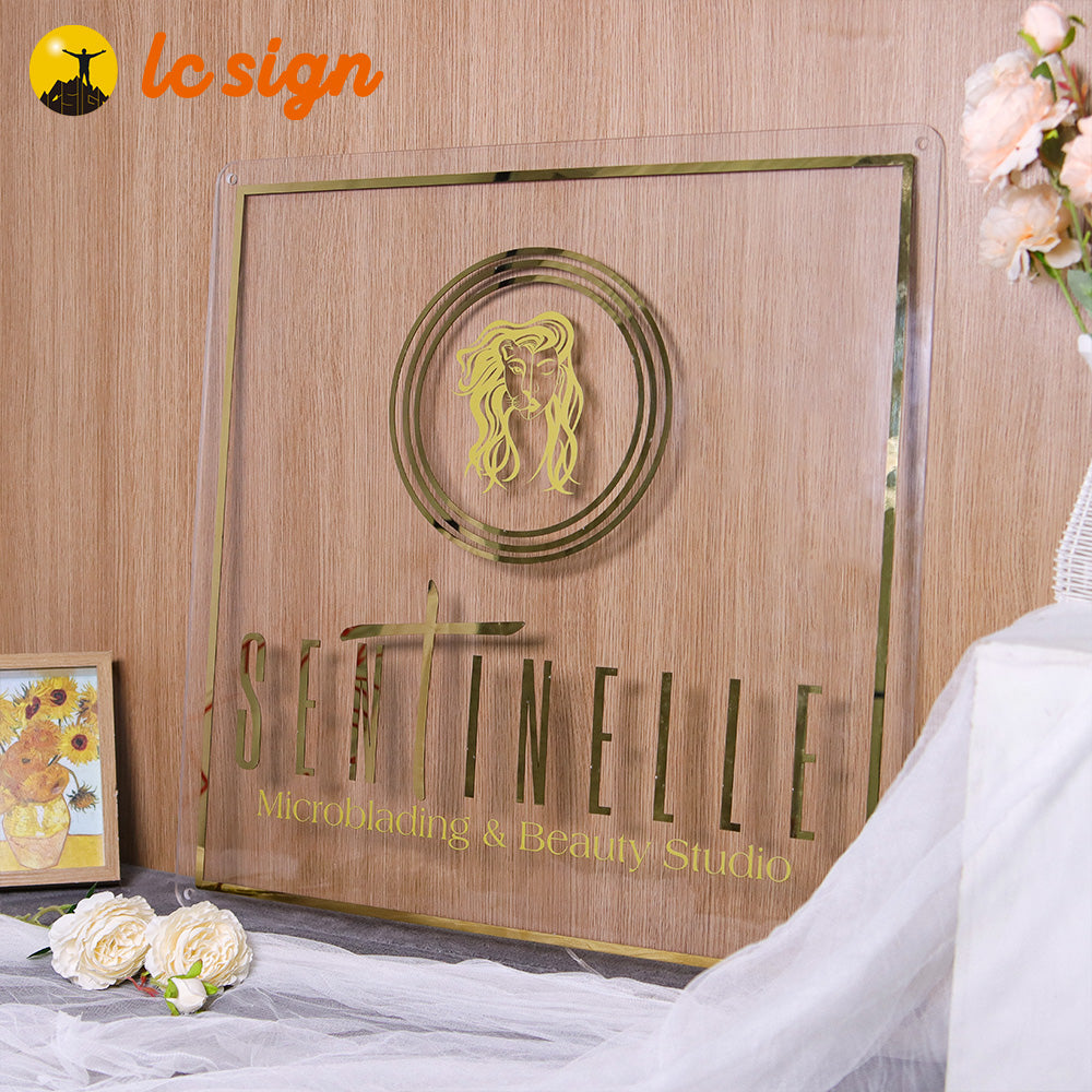 3D Signs Billboard Custom Your Design Acrylic Backlit Sign (Round / Square / Special Shape Available)