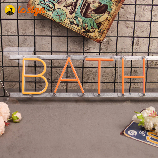 Enseignes au néon (lettres magnétiques au néon avec installation facile et rapide (lettres et chiffres disponibles))