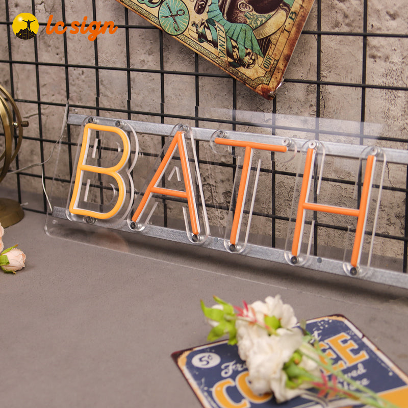 Enseignes au néon (lettres magnétiques au néon avec installation facile et rapide (lettres et chiffres disponibles))