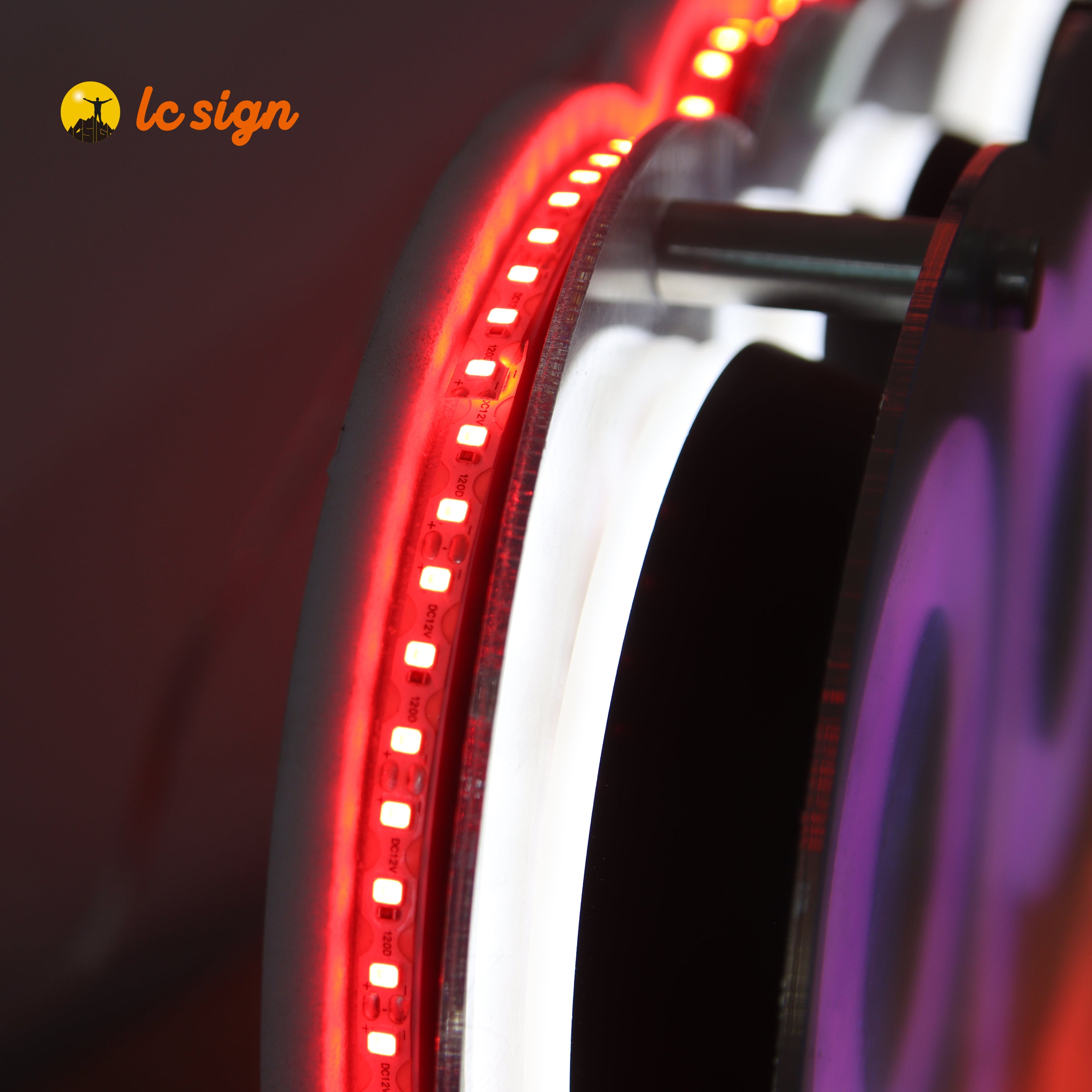 3D Signs Billboard Full Color Style LED Track Channel Letters Sign with Easy and Quick Installation (Letters & Numbers Available)