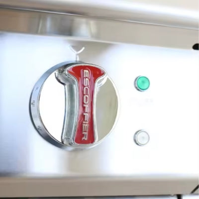 Cocina para pasta y fideos con compartimento de gas y electricidad, 800 x 900 x (850 + 120) mm, XKE-DM-900/XKE-RQM-900