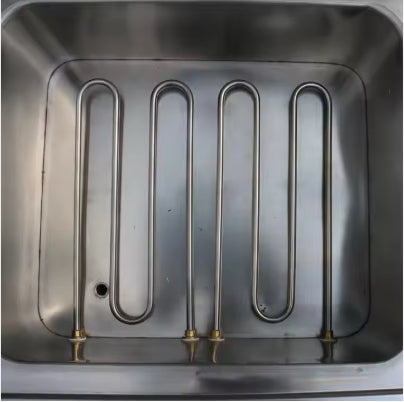 Cocina de sobremesa para pasta y fideos (6-9 compartimentos, gas y electricidad, 600 x 620 x 430 mm, E-RQM-600X/E-DM-600X) 