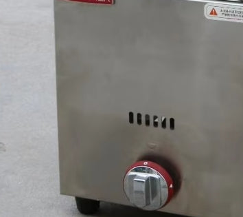 Friteuses commerciales à gaz 2 températures, 13,6 kg (30 lb) E-RQZ-72 