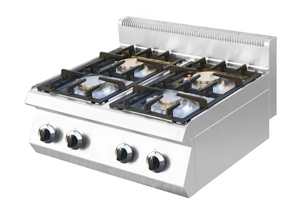 Countertop Gas Range 4-Burner 800*700*430mm  E-RQB-700X