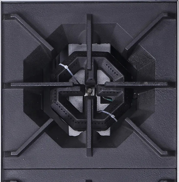 Cocina a gas de encimera de 6 quemadores, 36'', 914 x 734 x 325 mm, KB-HP36-M