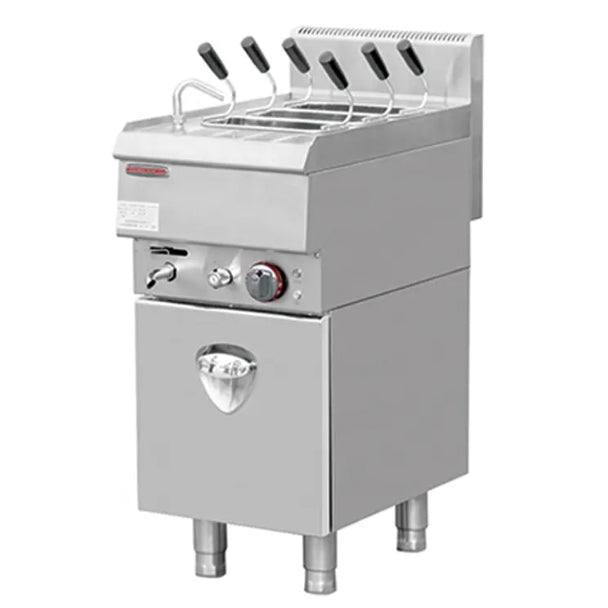Cocina de pasta y fideos de suelo con compartimento de gas y electricidad, 665 x 400 x 1045 mm, HKE-RQM-400/HKE-DM-400/E-RQY-900S