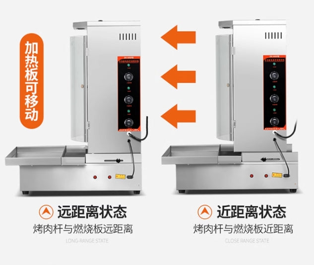 Gyro & Shawarma Machines 50-300℃  2&3 control switch