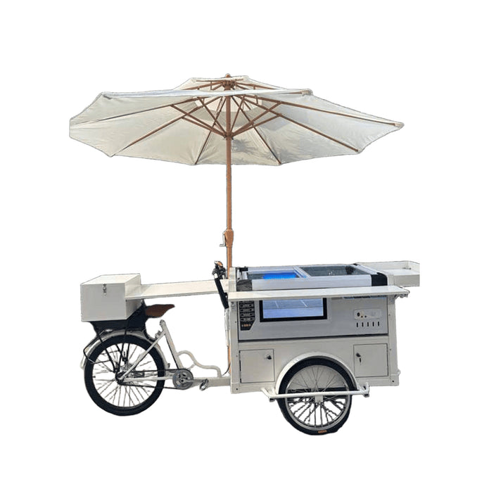 Electric bike food/drink vending cart（Models & Styles Adjustable）
