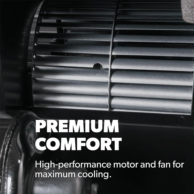 Low Profile Rooftop Air Conditioner, High Capacity 15K BTU, White,