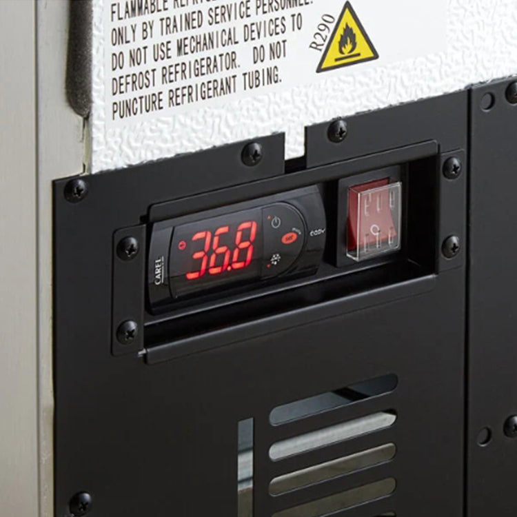 Refrigeradores comerciales de 3 puertas para preparar sándwiches y ensaladas