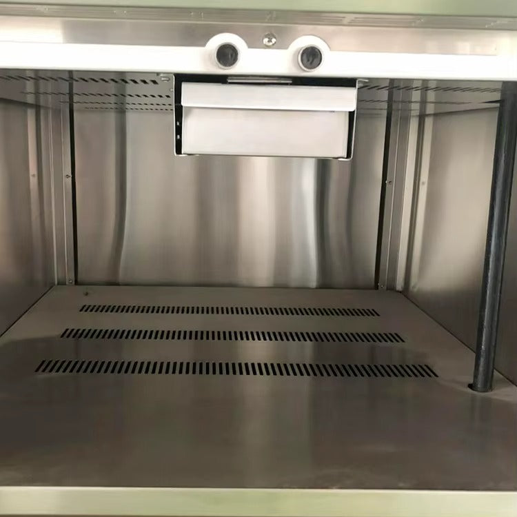 Parrillas eléctricas independientes con regulador de temperatura y base de almacenamiento HKE-DH-700/900