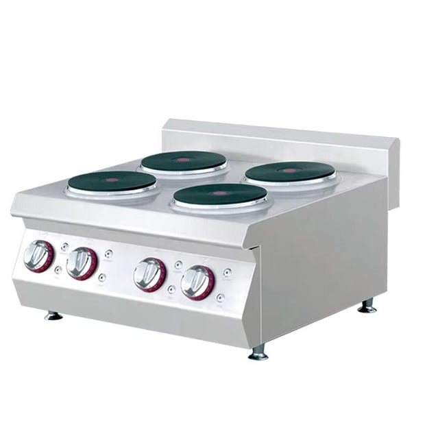 Cocina eléctrica de 4 quemadores 600 x 580 x 375 mm E-DS-600