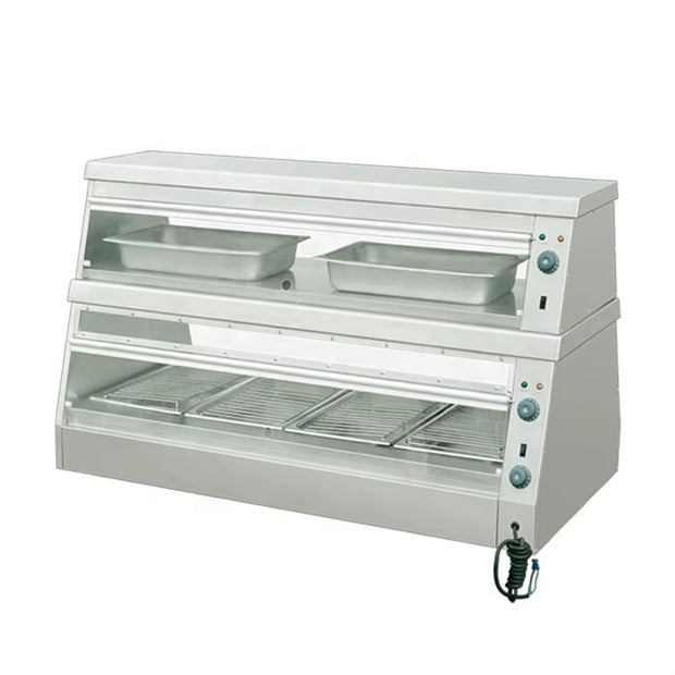 Countertop Hot Food Display Warmers with Moisturizing（2 layer）