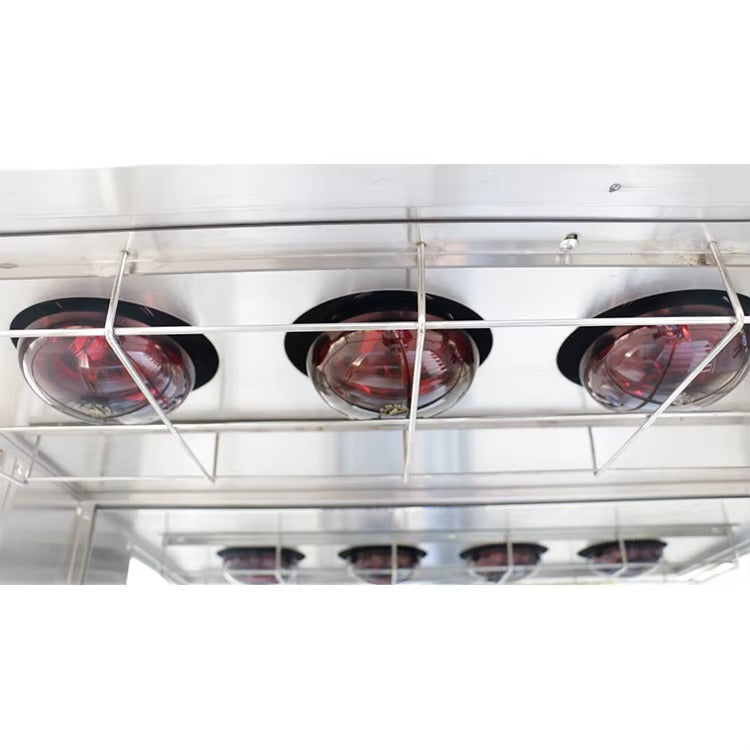 Chips Heater French Fries Workstation with Cabinet Standing Chips Warmer