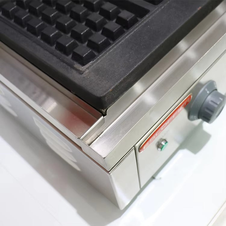 Máquina para hacer gofres eléctrica estilo Bruselas (310 x 400 x 285 mm, D-HF-4)