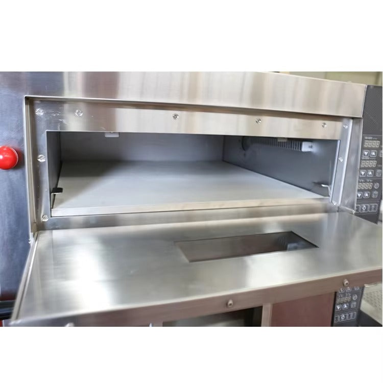 Horno de pizza eléctrico de 2 capas con capacidad para 4 pizzas E-PS-2C-2
