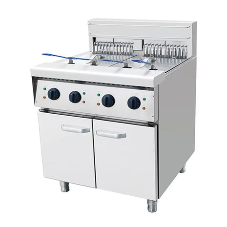 Floor Electric Fryers 4 Temp Reg 4 Strainers 8-10L*4  LE-DZ-800G-2