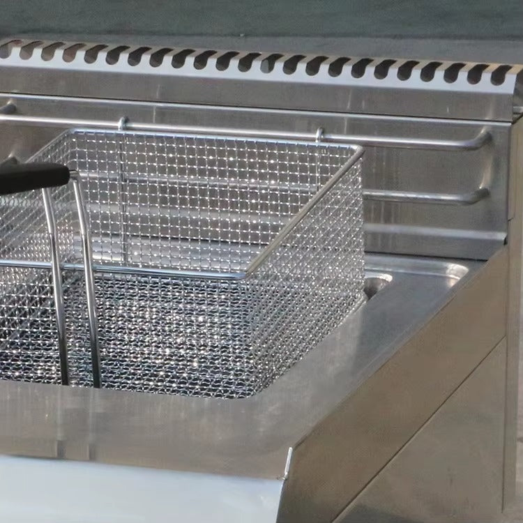 Floor Electric Fryers 4 cylinder 4 Strainers E-DZ-800G