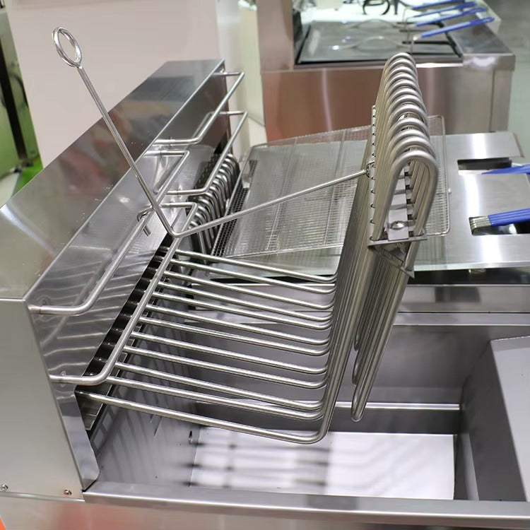 Floor Electric Fryers 4 cylinder 4 Strainers E-DZ-800G