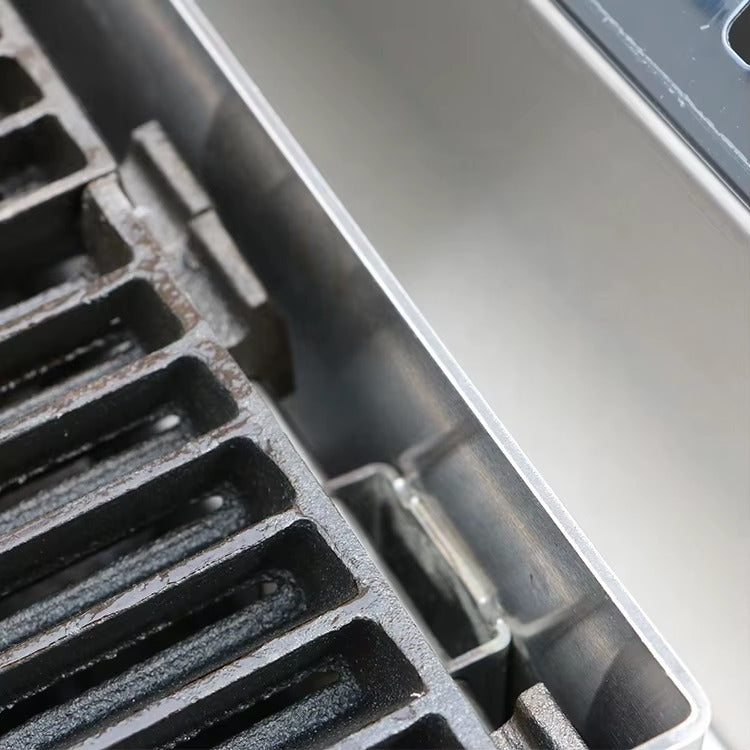 Parrillas eléctricas independientes con regulador de temperatura y base de almacenamiento HKE-DH-700/900