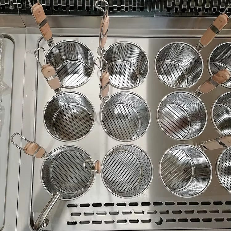 Cuiseur à pâtes et nouilles avec casier, gaz et électricité, 700 x 700 x 850 mm, XKE-RQM-700A/XKE-DM-700