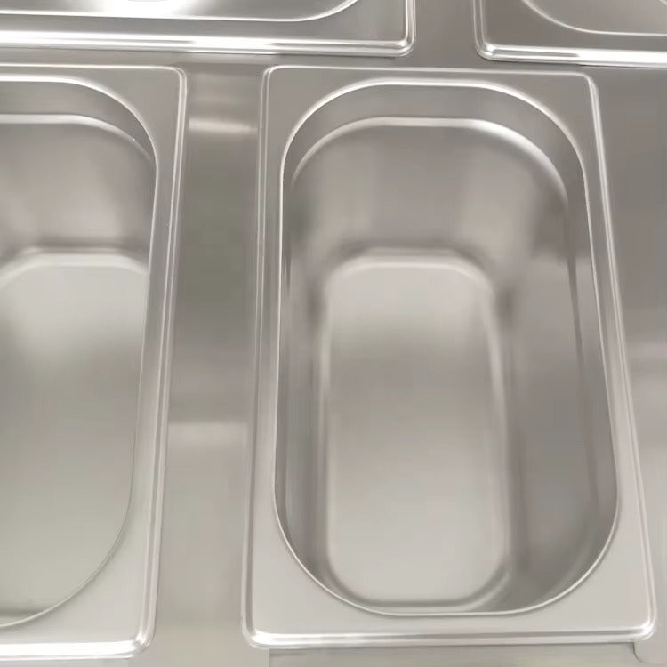 Armario calentador de alimentos a gas (1/4 bandeja x 5) XKE-RQT-700