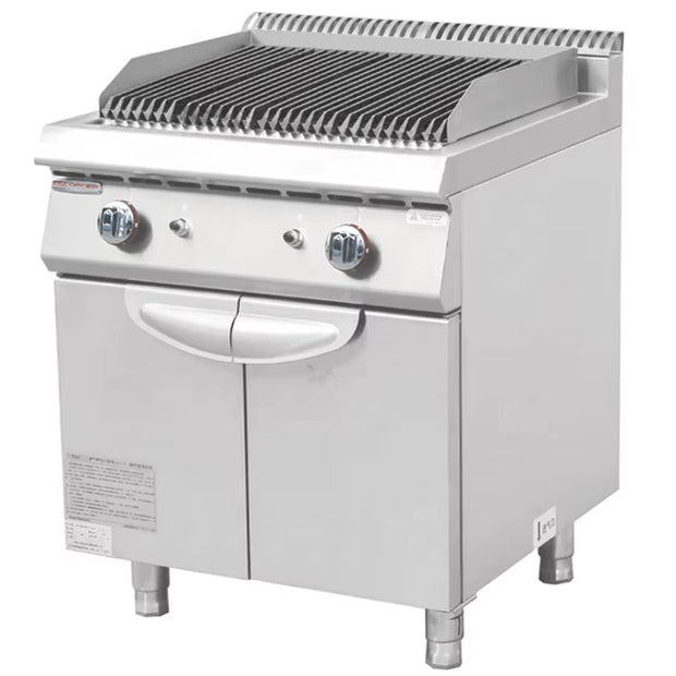Parrillas de gas independientes con regulador de temperatura y base de almacenamiento XKE-RQH-700
