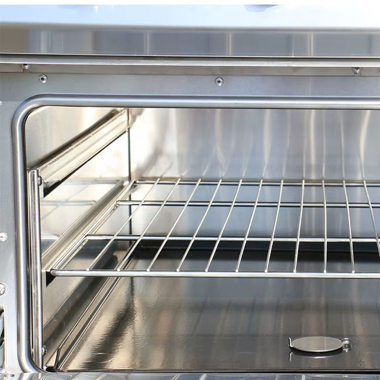 Cocina a gas de 6 quemadores con horno XKE-RQB-900