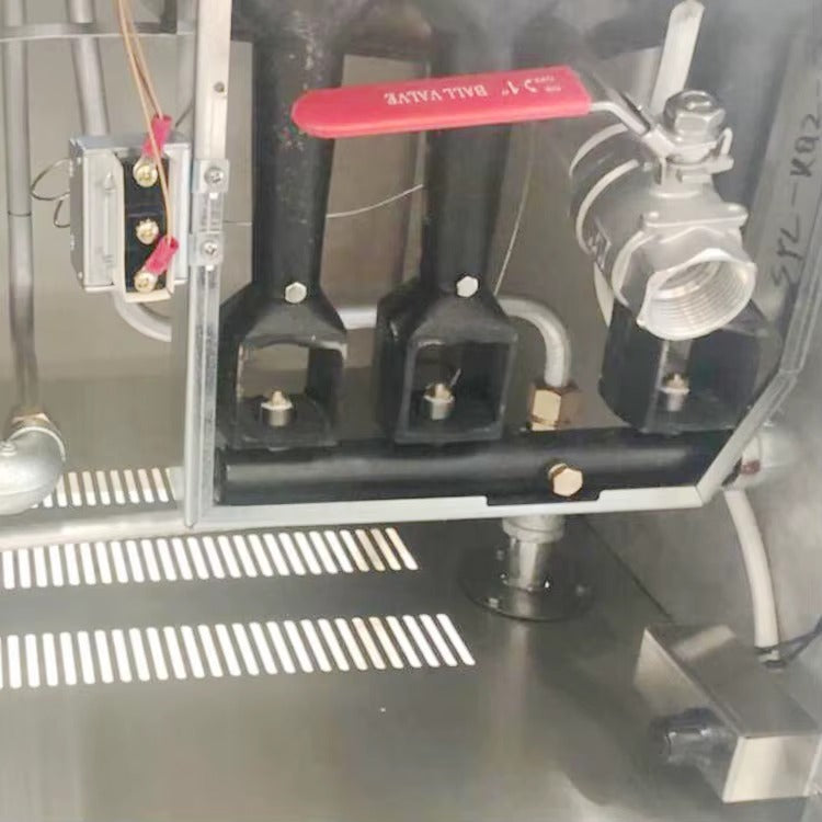 Freidoras de gas de piso, 2 reguladores de temperatura, 2 coladores, 2 x 34-40 lb, XKE-RQZ-700