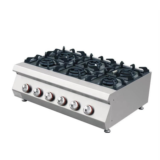 Countertop Gas Range 6-Burner 900*650*410mm E-RQB-6T