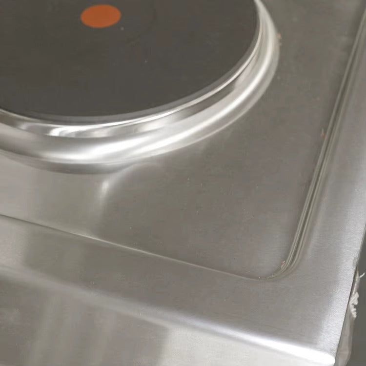 Cuisinière électrique 6 feux avec four et armoire 1200 x 900 x (850 + 120) mm E-DBJ-900-6Y 